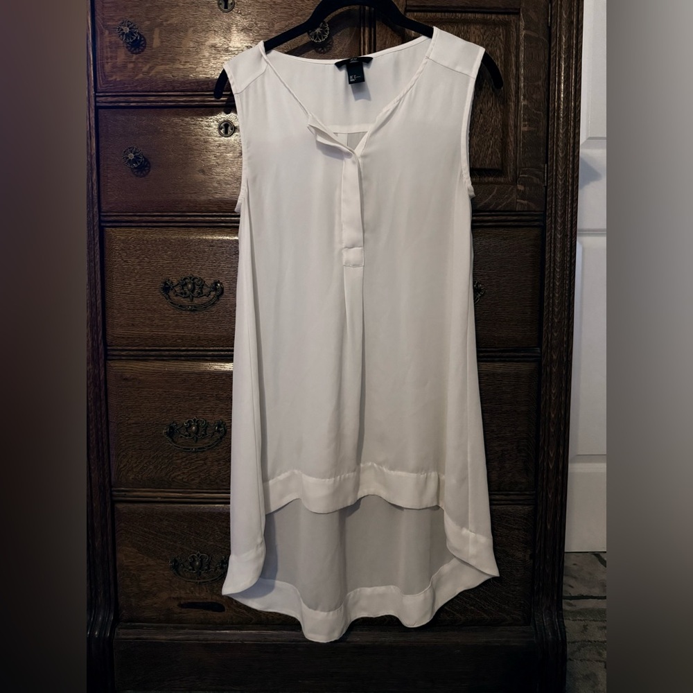 H&M Sleeveless Blouse Cream Off- White